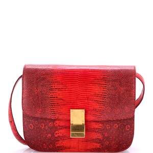 Celine Classic Box Bag Lizard Medium #224716C20B